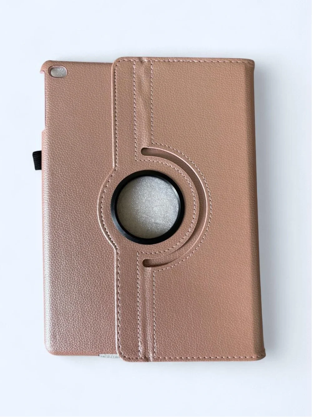 Universal Rose Gold Rotating iPad Case - Sleek 360° Stand